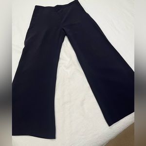 Max Mara Navy Wide Leg Pants. Made in Italy. Size 10.